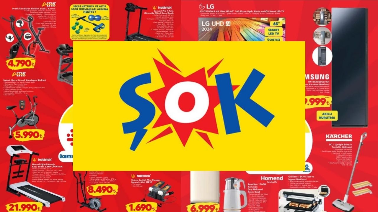 Spor salonunu eve taşıyın! Şok’ta spor ve teknoloji haftası başladı